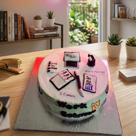 "Success starts with a good plan and a great cake! Here's to celebrating milestones, hard work, and big goals."