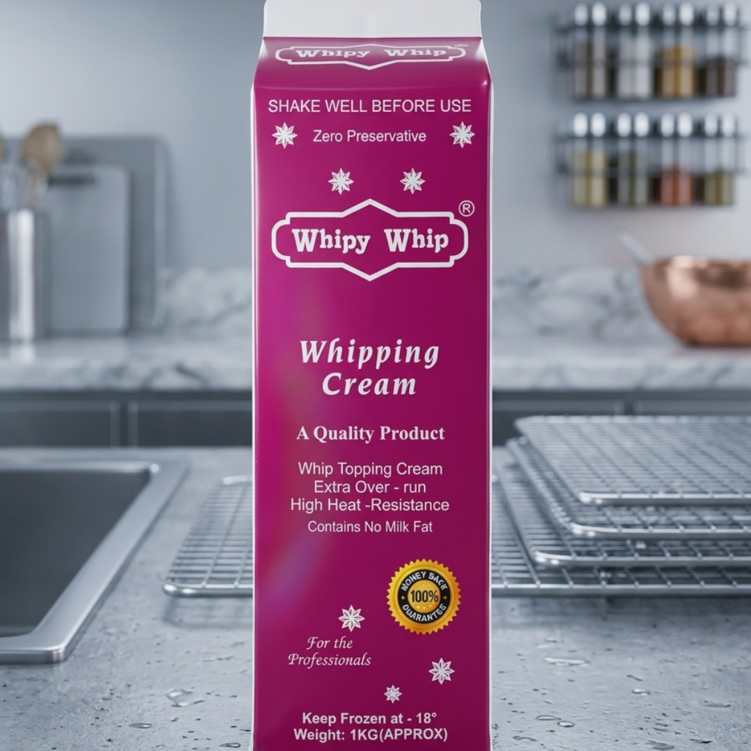Rich Cocoa, High Stability: Whipy Whip Chocolate Whip Topping Cream1kg