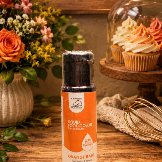 M.A Traders Orange Base Liquid Food Color – 2.5X Extra Strength 60ml