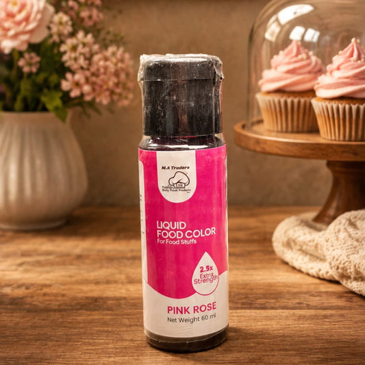 M.A Traders Pink Rose Liquid Food Color – 2.5x Extra Strength 60ml